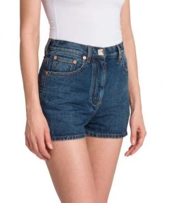 Valentino High-Waisted Denim Shorts 11 Valentino High-Waisted Denim Shorts -Valentino And AERIN unnamed file 369