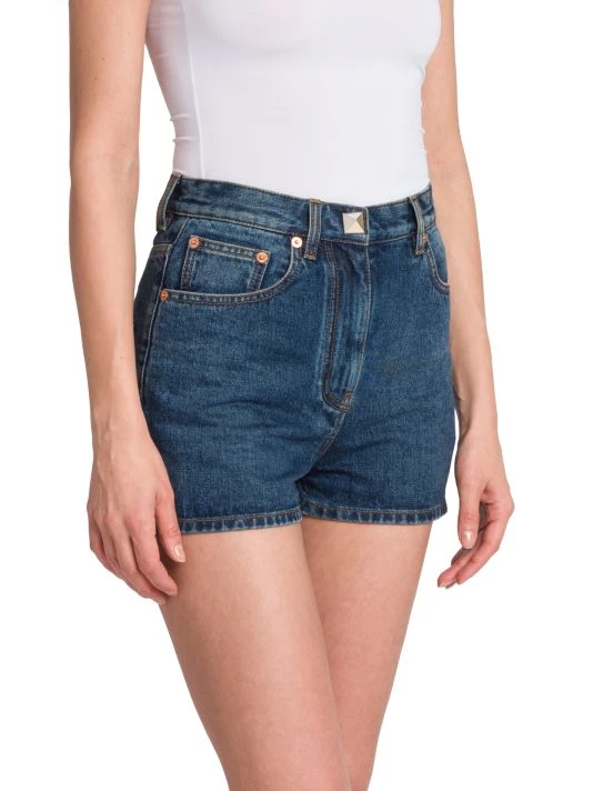 Valentino High-Waisted Denim Shorts 6 Valentino High-Waisted Denim Shorts - Image 4