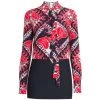 Valentino Mixed-Media Logo-Print Minidress -Valentino And AERIN unnamed file 390