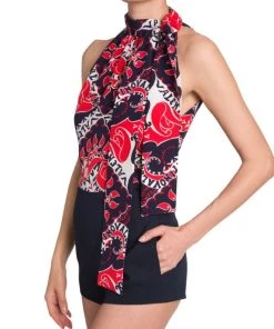 Valentino Mixed-Media Logo-Print Romper 13 Valentino Mixed-Media Logo-Print Romper -Valentino And AERIN unnamed file 401