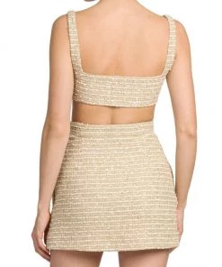 Valentino Tweed Cropped Top -Valentino And AERIN unnamed file 406