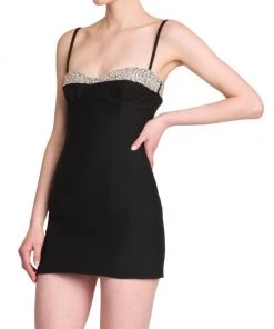 Valentino Crystal-Embroidered Body-Con Minidress -Valentino And AERIN unnamed file 411