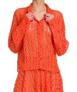 Valentino Openwork Monogram Shirt -Valentino And AERIN unnamed file 425