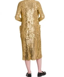 Valentino Long Sequin-Embroidered Cardigan -Valentino And AERIN unnamed file 437