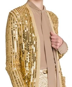 Valentino Long Sequin-Embroidered Cardigan -Valentino And AERIN unnamed file 438