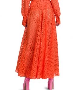 Valentino Openwork Midi-Skirt -Valentino And AERIN unnamed file 443