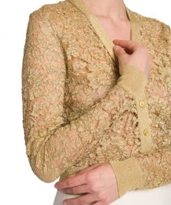 Valentino Glittery Floral Lace Cardigan -Valentino And AERIN unnamed file 456
