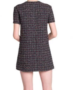 Valentino Logo-Embellished Tweed Minidress 12 Valentino Logo-Embellished Tweed Minidress -Valentino And AERIN unnamed file 461