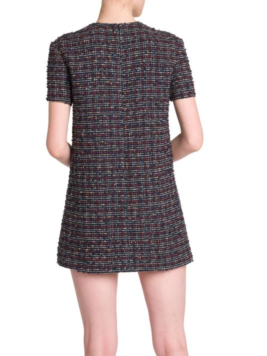 Valentino Logo-Embellished Tweed Minidress 7 Valentino Logo-Embellished Tweed Minidress - Image 5