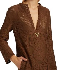 Valentino Floral Stitch Midi-Dress -Valentino And AERIN unnamed file 480