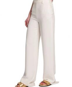 Valentino Cady Couture High-Waisted Wide-Leg Pants -Valentino And AERIN unnamed file 489