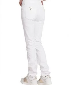 Valentino Embellished Slim-Fit Jeans -Valentino And AERIN unnamed file 495