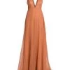 Valentino Sleeveless Cape-Back Gown -Valentino And AERIN unnamed file 497