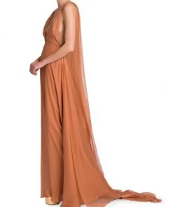 Valentino Sleeveless Cape-Back Gown 11 Valentino Sleeveless Cape-Back Gown -Valentino And AERIN unnamed file 500