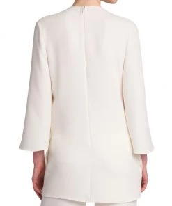 Valentino Cady Couture Chain-Embellished Blouse -Valentino And AERIN unnamed file 507