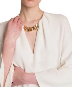 Valentino Cady Couture Chain-Embellished Blouse -Valentino And AERIN unnamed file 508