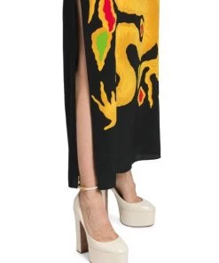 Valentino Dragon Silk Maxi Dress -Valentino And AERIN unnamed file 527