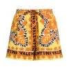 Valentino Logo-Print Silk Shorts -Valentino And AERIN unnamed file 561