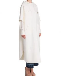 Valentino Logo-Embellished Hooded Zip-Up Cape -Valentino And AERIN unnamed file 570