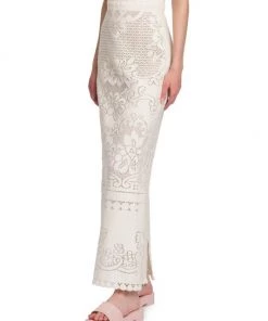 Valentino Openwork Pattern Maxi-Skirt -Valentino And AERIN unnamed file 578