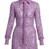 Valentino Embellished Lace Mini Shirtdress -Valentino And AERIN unnamed file 595