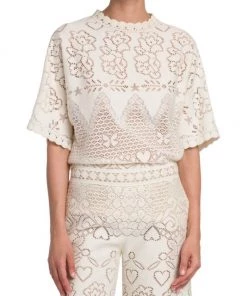 Valentino Openwork Pattern Top -Valentino And AERIN unnamed file 609