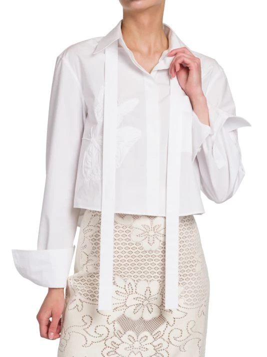 Valentino Embroidered Poplin Butterfly Shirt 8 Valentino Embroidered Poplin Butterfly Shirt - Image 6
