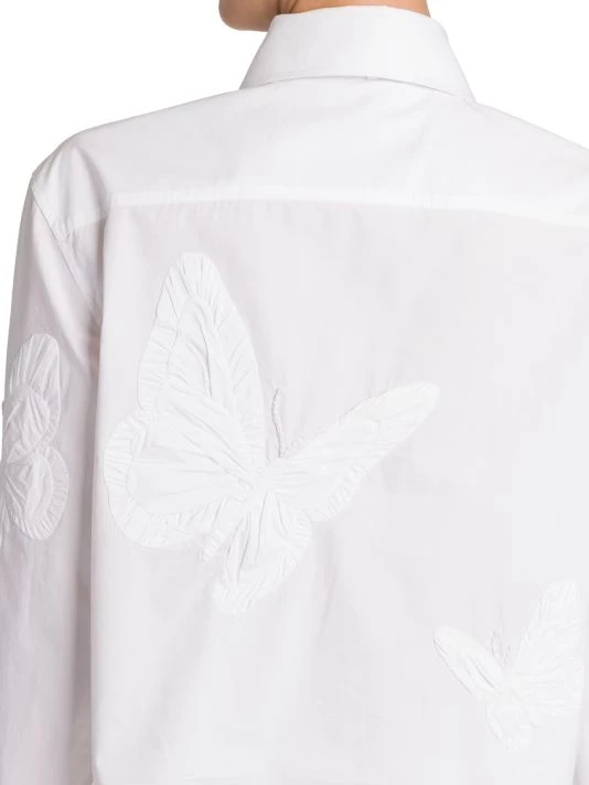 Valentino Embroidered Poplin Butterfly Shirt 9 Valentino Embroidered Poplin Butterfly Shirt - Image 7