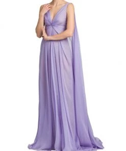 Valentino Chiffon Silk Draped Gown -Valentino And AERIN unnamed file 634