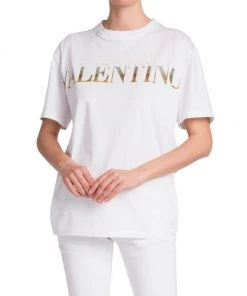 Valentino Sequin-Embroidered Logo T-Shirt -Valentino And AERIN unnamed file 645