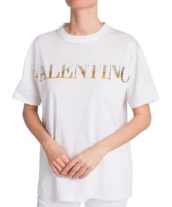 Valentino Sequin-Embroidered Logo T-Shirt -Valentino And AERIN unnamed file 648