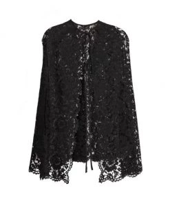 Valentino Floral Lace Cape