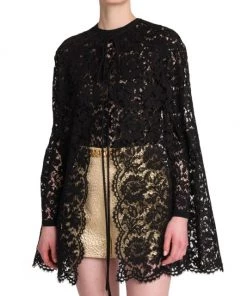 Valentino Floral Lace Cape -Valentino And AERIN unnamed file 651