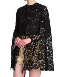 Valentino Floral Lace Cape -Valentino And AERIN unnamed file 652