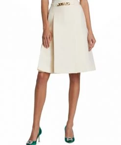Valentino Crepe Wool-Silk Midi-Skirt -Valentino And AERIN unnamed file 662