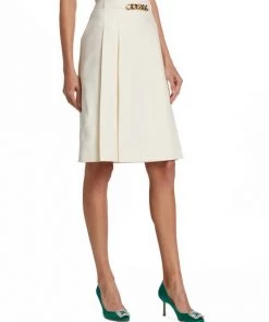 Valentino Crepe Wool-Silk Midi-Skirt -Valentino And AERIN unnamed file 663