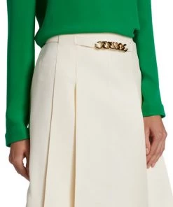 Valentino Crepe Wool-Silk Midi-Skirt -Valentino And AERIN unnamed file 665