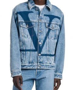 Valentino Over-Exploded Logo Denim Jacket For Men -Valentino And AERIN unnamed file 669
