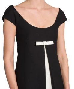 Valentino Bow-Embellished Crepe Couture Minidress -Valentino And AERIN unnamed file 678