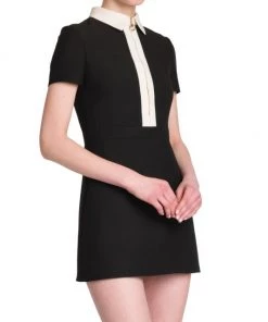 Valentino Crepe Couture Polo Minidress -Valentino And AERIN unnamed file 688