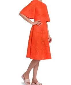 Valentino Openwork Pattern Midi-Dress -Valentino And AERIN unnamed file 69