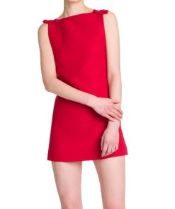 Valentino Bow-Strap & Open-Back Minidress -Valentino And AERIN unnamed file 693