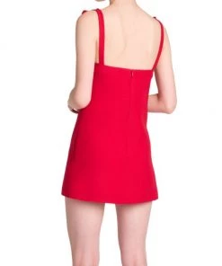 Valentino Bow-Strap & Open-Back Minidress -Valentino And AERIN unnamed file 695