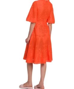 Valentino Openwork Pattern Midi-Dress -Valentino And AERIN unnamed file 70
