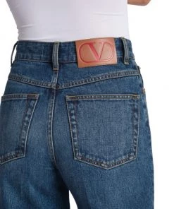 Valentino High-Rise Wide-Leg Jeans -Valentino And AERIN unnamed file 702