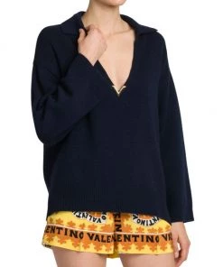 Valentino Cashmere Hardware Sweater -Valentino And AERIN unnamed file 730