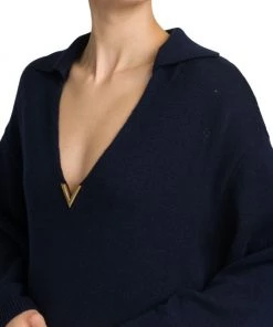 Valentino Cashmere Hardware Sweater -Valentino And AERIN unnamed file 732