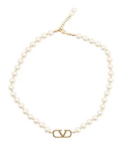 Valentino Logo Choker Necklace