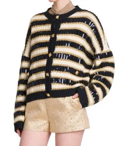 Valentino Boxy Sequin-Embroidered Cardigan -Valentino And AERIN unnamed file 750