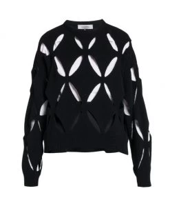 Valentino Cutout Wool Sweater